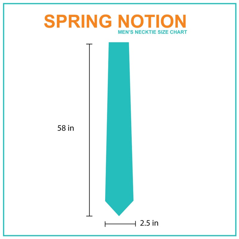 Spring Notion Men's Cotton Printed Floral Skinny Tie - Blush Pink/White - Image 5